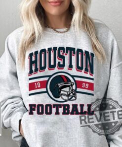 Houston Texas Football Vintage Shirts Hoodies Sweatshirts Retro Game Day Crewneck Tee Gift For Fan Mens Womens Unique