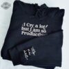 I Can Do It With A Broken Heart Embroidered Sweatshirt Tortured Poets I Cry A Lot But I Am So Productive Unique