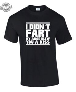 I Didnt Fart My Arse Blew Kiss T Shirt Funny Rude Ladys Mens T Shirt Unique