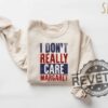 I Dont Really Care Margaret Lauryn Hill Sweatshirt Hoodie Tshirt Funny Jd Vance Sweater Trump Vance Merchandise Crewneck Pullover Unique