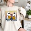 I Got A Rock Sweatshirt Funny Ghost Sweatshirt Spooky Season Shirt Funny Fall Shirt Ghost Sweatshirt Halloween Sweatshirt Unique