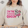 Im The Flamingo Queen Sweatshirt Muffin Blue Dog Sweatshirt Sweatshirt For Mothers Day Blue Dog Characters Hoodie