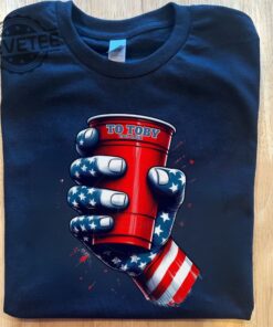 In Memory Of Toby Shirt Dont Let The Old Man In Red Solo Cup Toby Keith Merchandise Toby Keith Apparel Toby Keith T Shirts Unique