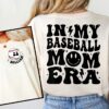 In My Baseball Mama Era Shirt Baseball Mom Shirt Baseball Mama Shirt Baseball Lover Sport Mom Shirt Gift For Mom Baseball Mama Shirt Baseball Mom Sweatshirt New