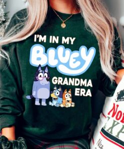 In My Blue Granny Era Shirt Retro Blue And Bingo Here Come The Grannies T Shirt Blue Heeler Family Matching Shirt Bluey Mothers Day Gift