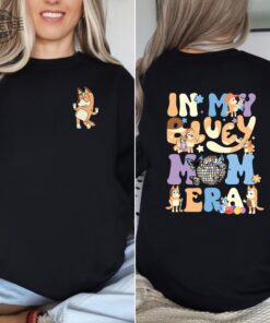 In My Bluey Mom Era Shirt Bluey Cool Mom Club Shirt Bluey Chilli Heeler Shirt Bluey Mom Shirt Bluey Mum Gift Unique