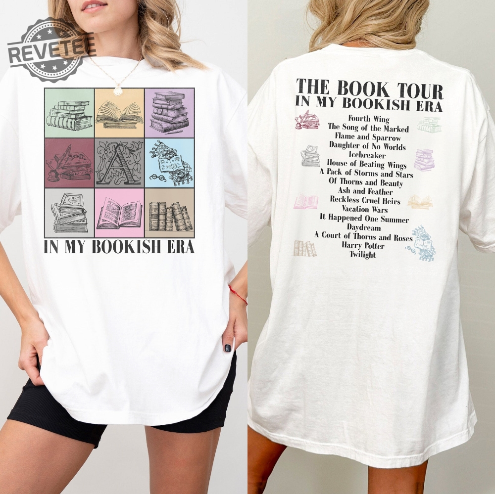In My Bookish Era Unisex In My Bookish Era Shirt The Book Tour Shirt Book Lover Gift Clothing Back To School Clothing Unique In My Bookish Era Unisex In My Bookish Era Shirt The Book Tour Shirt Book Lover Gift Clothing Back To School Clothing Unique