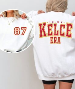 In My Kelce Era Sweatshirt Swiftie Chief Gift Swift Fan Sweater Football Fan Cute Funny Football Apparel Shirt Taylor Eras Tour Pullover