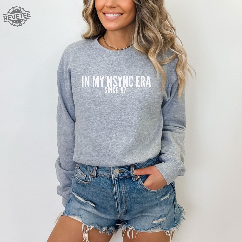 In My Nsync Era Crewneck Sweatshirt Vintage 97 Unisex Crewneck Tshirt Hot Ones Nsync Shirt Nsync Tearin Up My Heart Shirt Unique In My Nsync Era Crewneck Sweatshirt Vintage 97 Unisex Crewneck Tshirt Hot Ones Nsync Shirt Nsync Tearin Up My Heart Shirt Unique