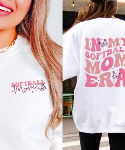 In My Softball Mom Era Sweatshirt Softball Mom Sweatshirt Softball Mom Crewneck Softball Mom Sweater Softball Mom Shirt Softball Mama Gift Softball Mom Shirts Softball Mom Shirt