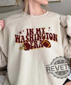 In My Washington Era Washington Commanders Vintage Tshirt Hoodie Sweatshirt Vintage Tee Gift For Fan Mens Womens Unique