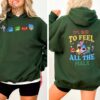 Inside Out Its Okay To Feel All The Feels Sweatshirt Speech Therapy Hoodie Bcba Tee Mental Health Matters Sweatshirt
