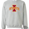 Iowa State Cyclones Football Logo Sweatshirt Hoodie Sweatshirt Isu Logo Sweatshirt I State Shirts Gifts For Him Gift For Her Unique