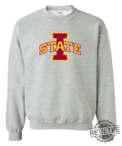 Iowa State Cyclones Football Logo Sweatshirt Hoodie Sweatshirt Isu Logo Sweatshirt I State Shirts Gifts For Him Gift For Her Unique