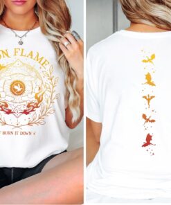 Iron Flame Shirt Fourth Wing Shirt Rebecca Yarros Shirt Dragon Rider Shirt Jack Barlow Fourth Wing Book Of The Month Fourth Wing Stenciled Edges Fourth Wing Synopsis Unique