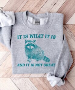 It Is What It Is And It Is Not Great Sweatshirt Mental Health Sweatshirt Funny Sweatshirt Women Unique