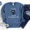 It’s Fine I’m Fine Everything Is Fine Shirt Funny Cat Lover Shirt Gift For Her Gift For Him