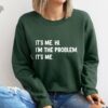 Its Me Hi Im The Problem Its Me Sweater Midnights Album Sweatshirt The Eras Tour 2023 Black And White Book Spines Fan Sweatshirt Unique