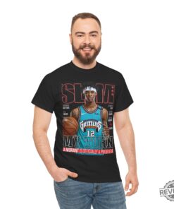 Ja Morant Memphis Grizzlies Slam Cover Tee Shirt Ja Morant Shirt