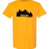 Dahntahn Pittsburgh Skyline Pittsburghese T Shirt – Youth and Adult Sizes