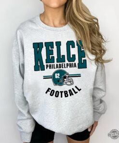 Jason Kelce Philadelphia Football Sweatshirt Vintage Philadelphia Football Crewneck Sweatshirt Jason Kelce Man Bun Shirt Jason Kelce Replacement Merch Jason Kelce Wif New
