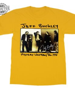 Jeff Buckley Mystery White Boy Tour 1995 Music Tour Unisex T Shirt Jeff Buckley Concert Graphic Shirt Anniversary Gift For Fans Unique