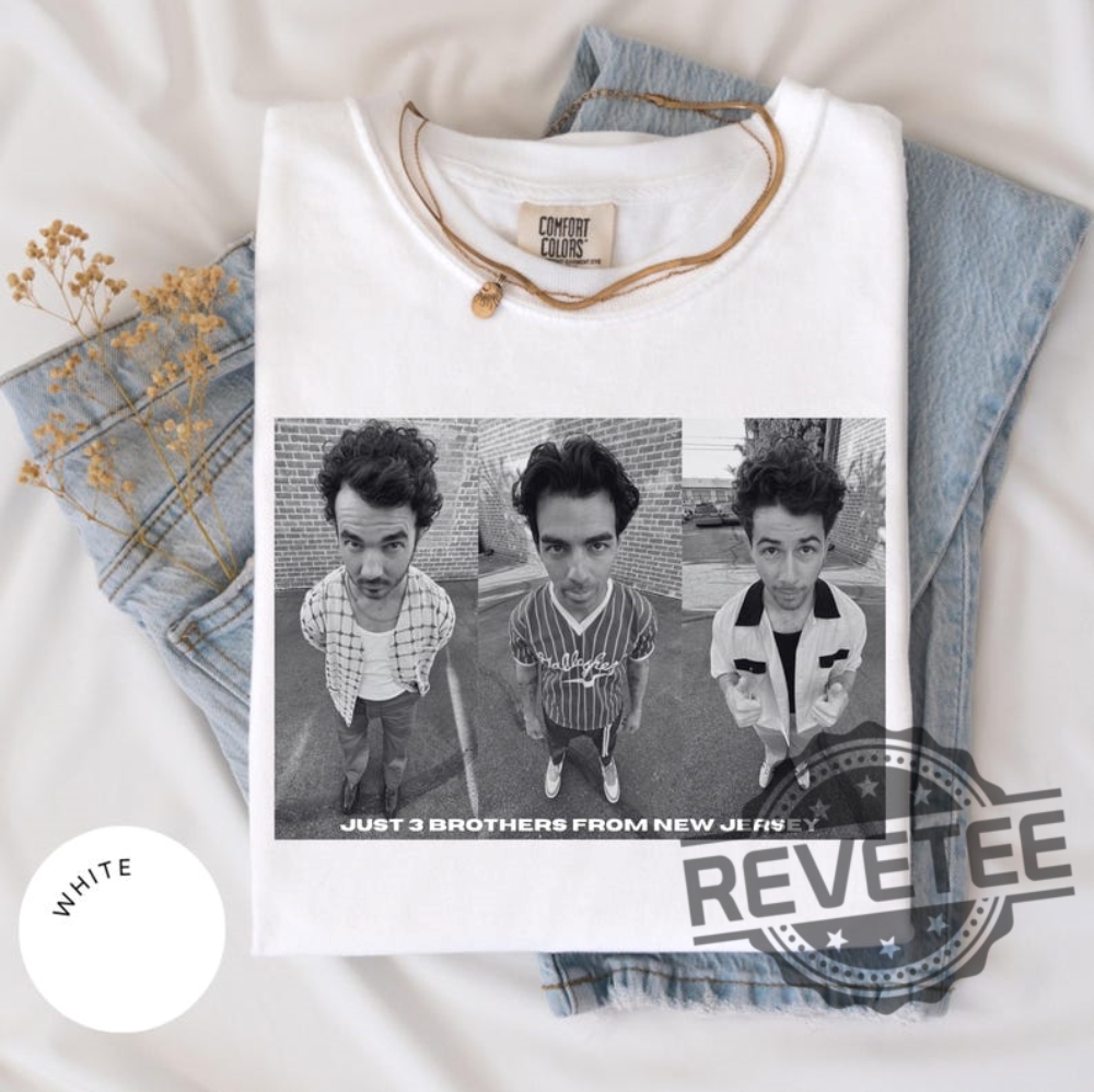 Jonas Brothers New Jersey T Shirt Jonascon Exclusive Jonas Brothers New Jersey T Shirt Jonascon Exclusive