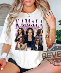 Kamala Harris 2024 Bootleg Shirt Hoodie Sweatshirt Vintage Photo T Shirt Madam President Democrat Women Tee