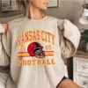 Kansas City Sweatshirt Crewneck Vintage Chiefs Retro Style Kansas City Football Sweatshirt Kansas City Sweatshirt Sunday Football Nfl
