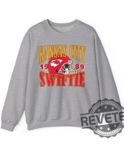 Kansas City Swiftie Retro Crewneck Sweatshirt Travis Kelce Taylor Swift Sweatshirt Gift For Fan Unique