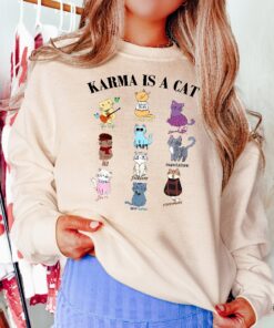 Karma Is A Cat Eras Shirt Karma Is A Cat Shirt Taylor Eras Cat Shirt Swiftie Cat Shirt Karma Taylor Swift Shirt Taylor Swift Cat Shirt Karma Is A Cat Shirt New