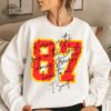 Karma Is The Guy On The Chiefs Coming Straight Home To Me Sweatshirt Travis Kelce Taylor Swift Sweatshirt Swiftie Sweatshirt Shirt Unique