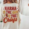 Karma Is The Guy On The Chiefs Shirt Chiefs Era T Shirt Go Taylors Boyfriend Tee Chiefs Karma Kansas City Football Tee Gift Unique