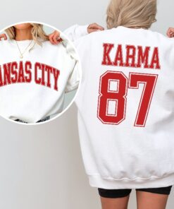 Karma Sweatshirt Kansas City Sweatshirt Chiefs Sweatshirt Kansas City Chiefs Sweatshirt Kansas City Chiefs Sweatshirt Vintage Unique
