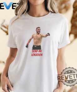 Khabib Nurmagomedov Send Me Location T Shirt Hoodie Sweatshirt Unique