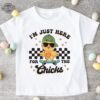 Kids Easter Shirt Im Just Here For The Chicks Easter Toddler Youth Tshirt Retro Easter Shirt Infant Easter Shirt Easter 2024
