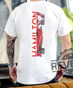 Lewis Hamilton 44 Ferrari F1 T Shirt Merch