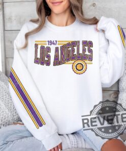 Los Angeles Basketball Retro Unisex Sweatshirt Laker Fan Gift Vintage Style Jumper Sports Apparel For Basketball Enthusiasts