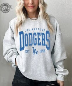 Los Angeles Dodgers Shirt Vintage La Dodgers Shirt Los Angeles Dodgers Sweatshirt Los Angeles Baseball Hoodie La Dodgers Shirt