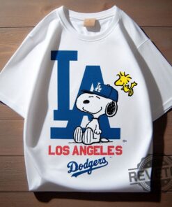 Los Angeles Dodgers Snoopy Peanuts Shirt Hoodie Sweatshirt Tee Gift For Men Women Unique