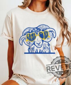 Los Angeles Rams With Sunglasses Game Day Tshirt Hoodie Sweatshirt Vintage Tee Gift For Fan La Ram Mens Womens Unique