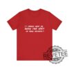 Lucky Red Shirt Soft Cotton T Shirt Hoodie Sweatshirt I Always Wear My Lucky Red Shirts On Away Missions