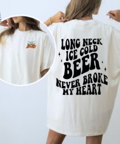 Luke Combs Beer Never Broke My Heart Shirt Country Concert Shirt Western Rodeo Tee Luke Combs Tour 2024 Merch Unique