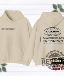 Lumon Macrodata Refinement Severance Hoodie T Shirt Sweatshirt Inspired Vintage Tv Show Tee