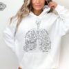 Lung Anatomy Shirt Pulmonologist Nursing Student Cystic Fibrosis Asthma Shirt Lungs Anatomy Sweatshirt Medical Student Shirt Unique