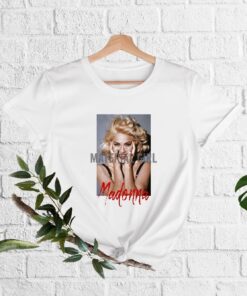 Madonna Material Girl Shirt Madonna Lovers T Shirt Vintage Madonna 80S Party Tee 80S Fashion Madonna Poster Print Tee Iconic Pop Star Unique