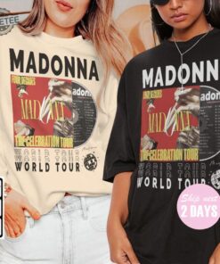 Madonna Music Shirt Sweatshirt Y2k Merch Vintage 90S Madonna The Celebration Tour 2023 Tickets Album Tee Hoodie Gift For Fan