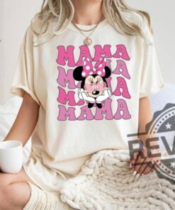 Mama Minnie Mouse T Shirt Disney Trip Hoodie Sweatshirt