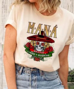 Mana Tour 2023 Shirt Mana Concert Shirt Mexico Lindo Y Querido Tour Shirt Mana Band Tshirt Anniversary Gift For Fans Mana T Shirt Mana Shirt Mana Tour 2023 Usa Unique