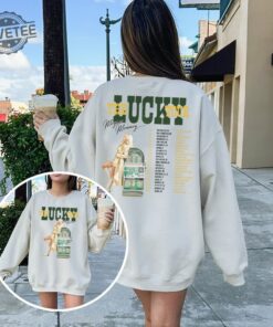 Megan Moroney 2023 Tour Shirt Megan Moroney The Lucky Tour 2023 Sweatshirt The Lucky Concert 2023 Hoodie Gift For Fan Unique